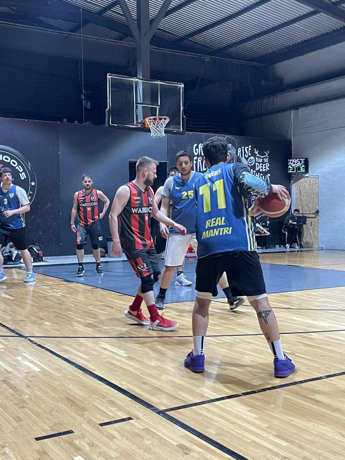 Warriors vs Real Mantri B.C 76 – 52