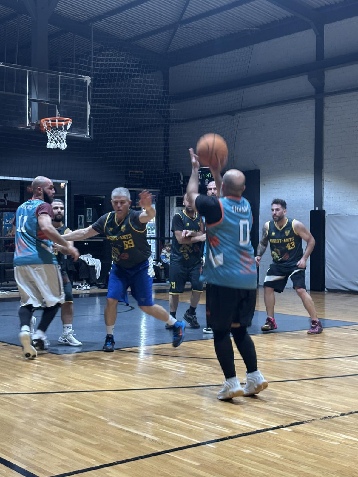 Assist-ants vs Hustlers 49 – 57